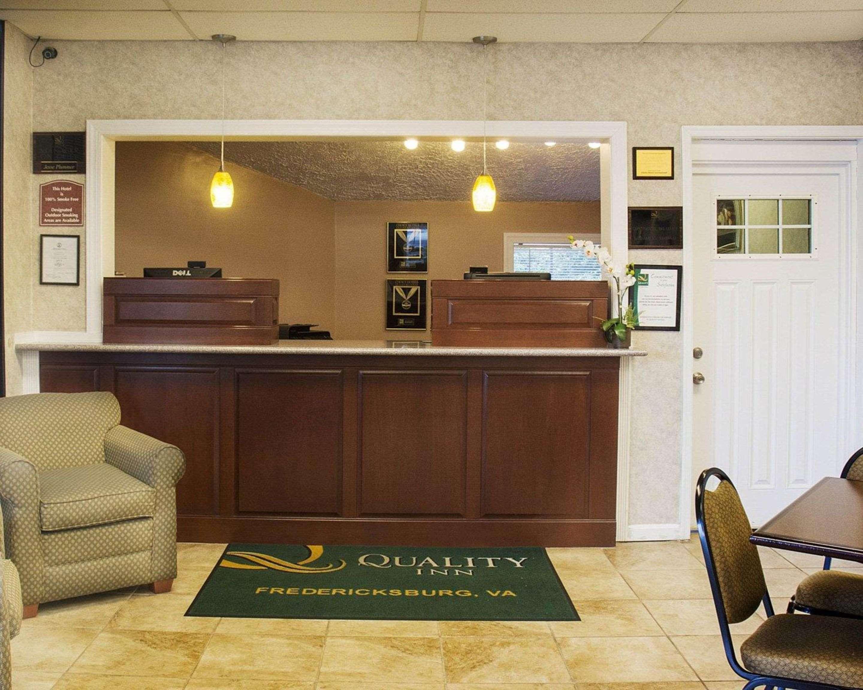 Quality Inn Fredericksburg Near Historic Downtown Exterior photo