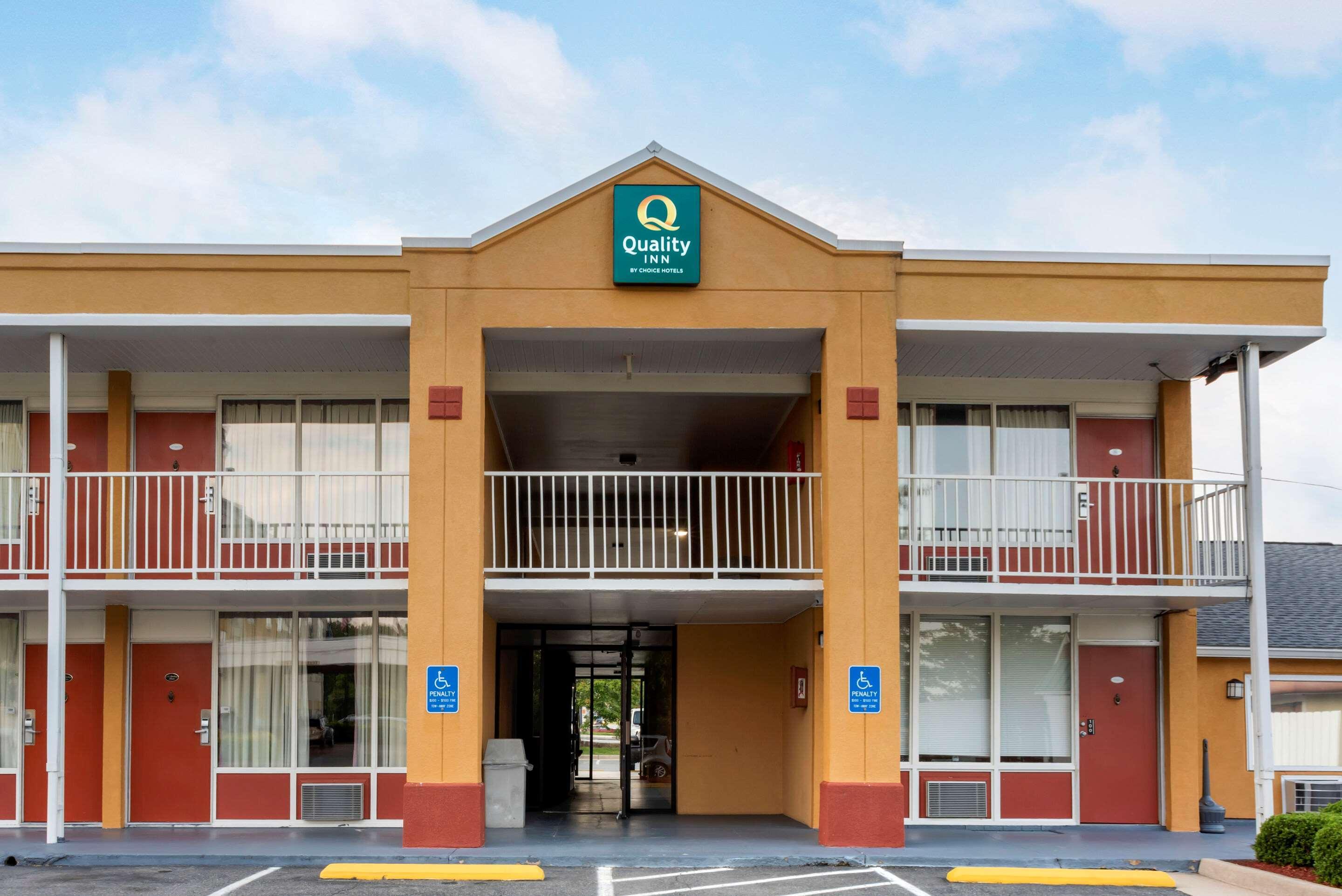 Quality Inn Fredericksburg Near Historic Downtown Exterior photo